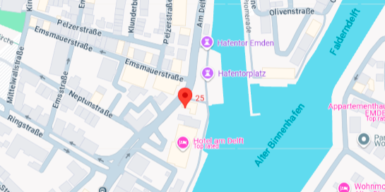 Am Delft 25 26721 Emden - Praxisräume - Dörthe Janke (Heilpraktikerin)